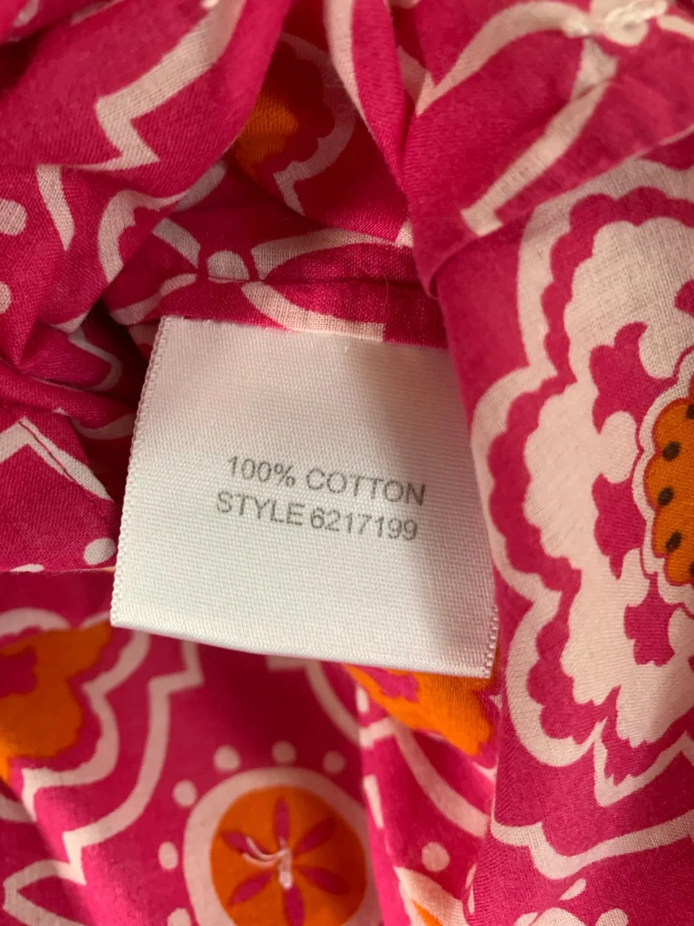 Tory Burch Cotton Paillette Geometric Mandala Tunic Size 8